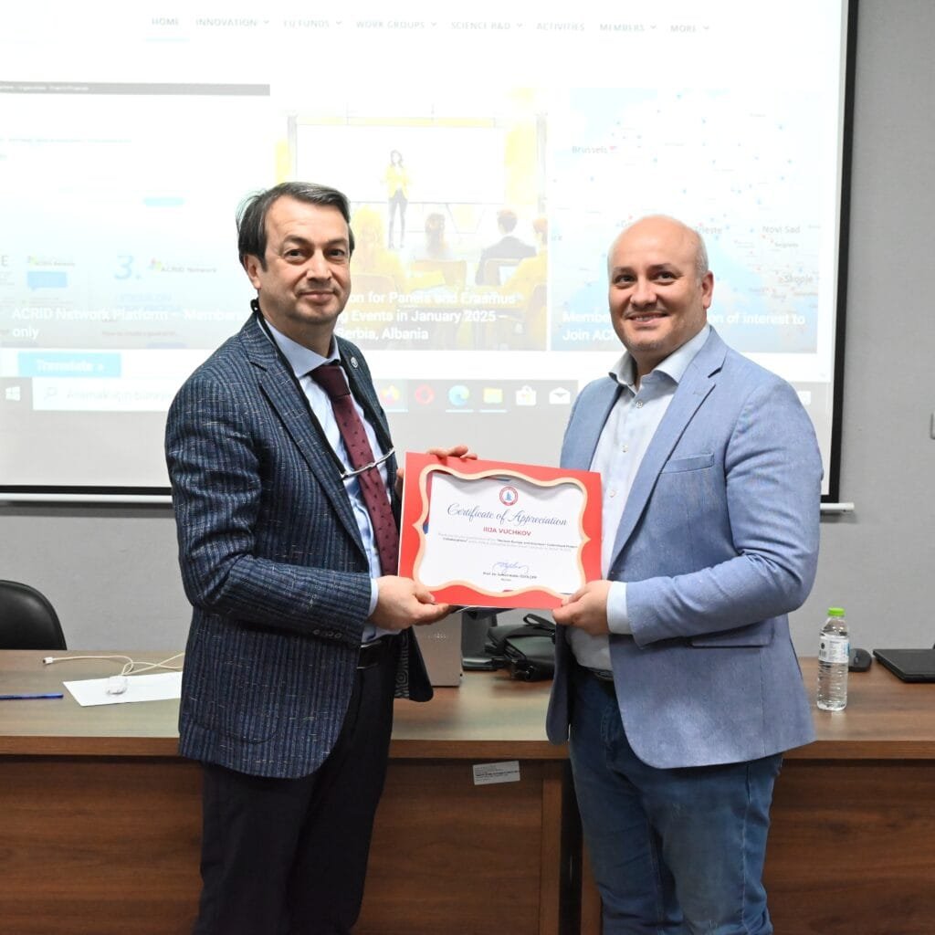 BEUN’da ACRID Ağı ile Horizon Europe ve Erasmus Merkezi Projeleri Üzerine İş Birliği Konferansı Düzenlendi