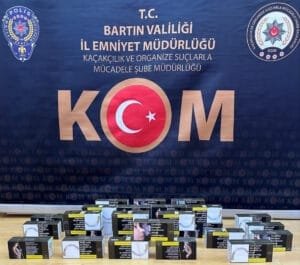 Bartın’da kaçak makaron operasyonunda 6.600 adet dolu makaron ele geçirildi