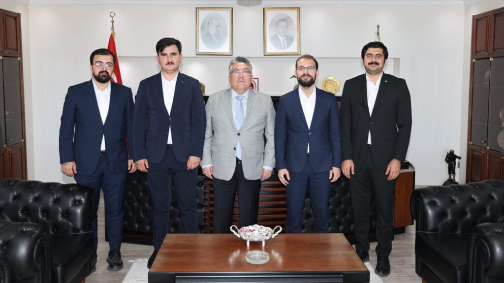 BEUN Rektörü Özölçer, TÜGVA heyetini makamında ağırladı