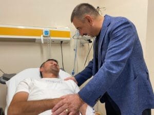 Vali Hacıbektaşoğlu, yangın bölgesinde incelemelerde bulundu
