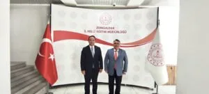 BEÜ Rektörü Özölçer’den İl Milli Eğitim Müdürü Keskin’e hayırlı olsun ziyareti