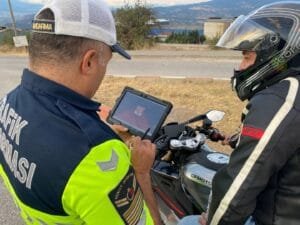 Karabük’te jandarma timlerine tablet desteği
