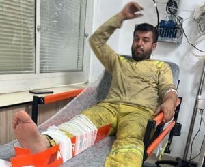 Karabük’te soğutma çalışmasına katılan arazöz devrildi: 2 yaralı