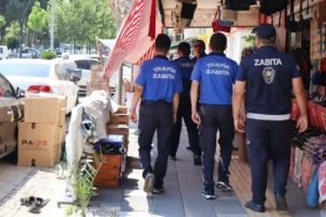 Manisa’da kaldırım işgallerine müdahale
