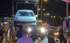 Zonguldak Ereğli’de Köprü Üzerinde Kaza: 1 Yaralı