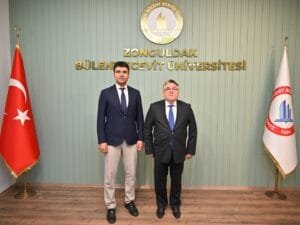 BEUN Rektörü Özölçer, Bölge Müdürü Yeğin’i kabul etti