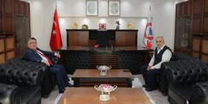 BEUN Rektörü Özölçer’den Prof. Dr. İhsan Fazlıoğlu’na teşekkür