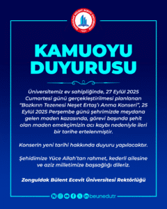 BEUN’deki Neşet Ertaş’ı Anma Konseri ertelendi