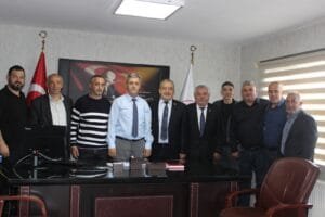 Muhtarlar Derneği’nden Sağlık Müdürüne ziyaret