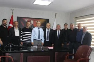 Muhtarlar Derneği’nden Sağlık Müdürüne ziyaret
