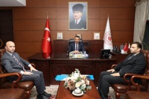 Vali Hacıbektaşoğlu, BAKKA Genel Sekreterini kabul etti