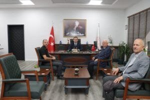 Yavuz Erkmen’den İl Milli Eğitim Müdürü Keskin’e ziyaret