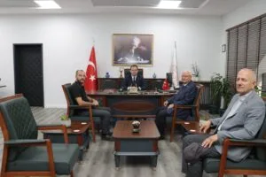 Yavuz Erkmen’den İl Milli Eğitim Müdürü Keskin’e ziyaret