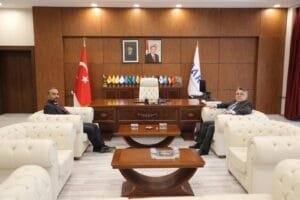 Zonguldak Bülent Ecevit Üniversitesi Rektörü Özölçer, Rektör Akkaya’yı ziyaret etti