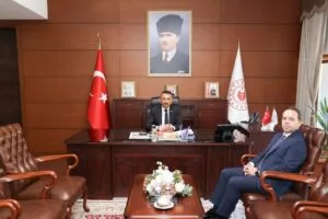 Zonguldak Valisi Hacıbektaşoğlu, İl Milli Eğitim Müdürünü Kabul Etti