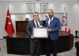 BARÜ Rektörü Akkaya’dan Rektör Özölçer’e Nezaket Ziyareti