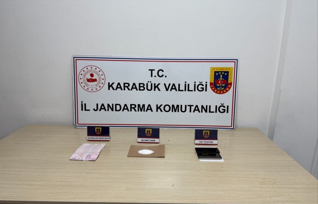 Karabük’te uyuşturucu operasyonu: 1 gözaltı