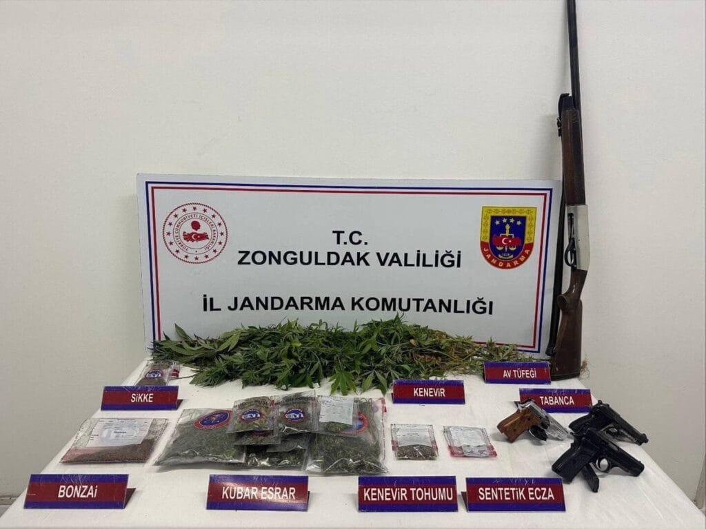Zonguldak’ta uyuşturucu ve tarihi eser ele geçirildi