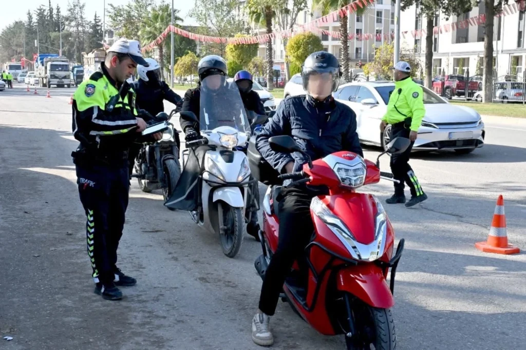 Adıyaman'da motosiklet denetimleri hız kesmiyor