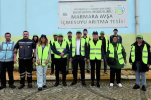 Balıkesir'de Avşa İçme Suyu Arıtma Tesisi’ne teknik inceleme