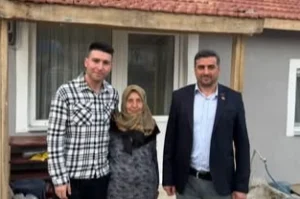Edirne Uzunköprü’de dayanışma örneği! Besmiye teyze yeni evine kavuştu