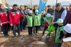 Erzurum’da 'Aile Hatıra Ormanı' kuruldu