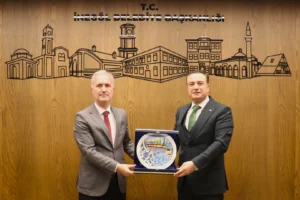 İMSİFED heyeti İnegöl'de temaslarda bulundu
