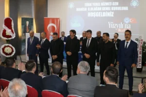 Manisa’da Hakan Göktaş yeniden başkan seçildi