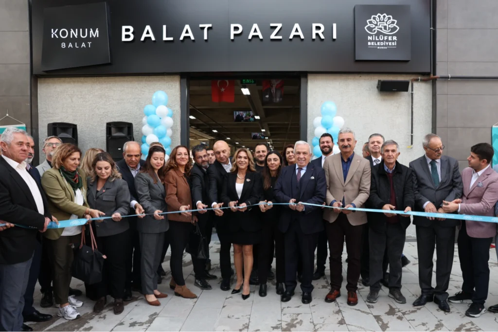Nilüfer’in modern pazar alanı Balat’ta hizmete açıldı