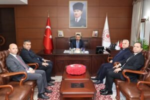 Vali Hacıbektaşoğlu’na eğitim çalışmaları hakkında brifing