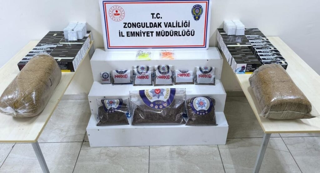 Zonguldak’ta düzenlenen narkotik operasyonunda 8 şüpheli gözaltına alındı