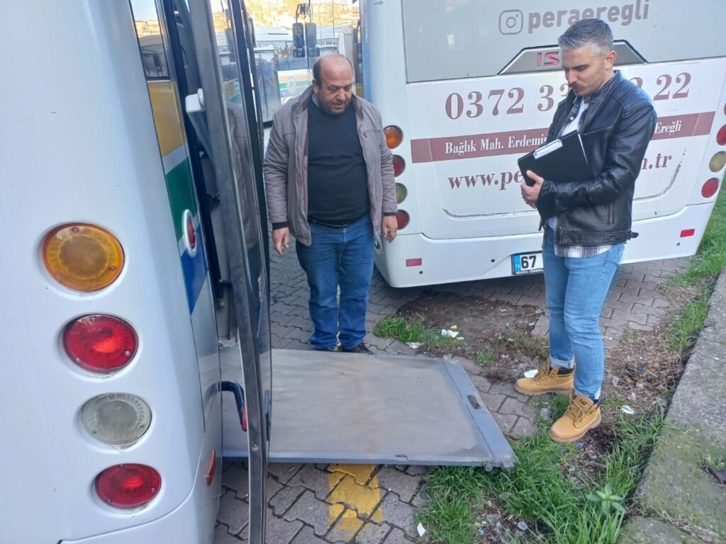 Kdz. Ereğli’de halk otobüsleri denetlendi