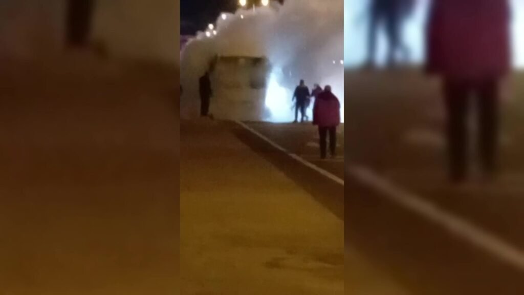 Zonguldak’ta seyir halindeki halk otobüsünde yangın paniği